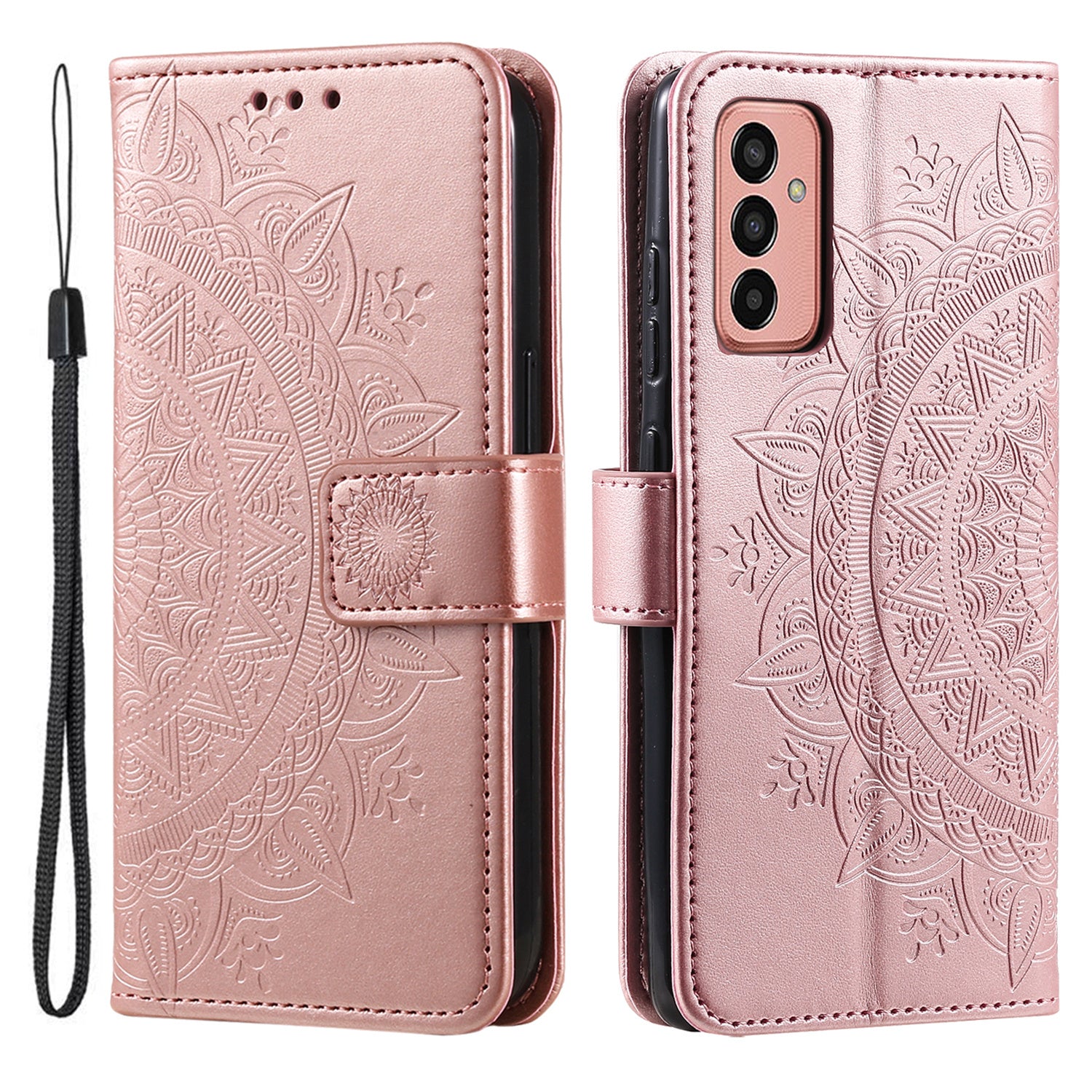 For Samsung Galaxy M14 5G Wallet Stand Flip Cover Mandala Flower Pattern Leather Phone Case For Samsung Galaxy M14 5G Wallet Stand Flip Cover Mandala Flower Pattern Leather Phone Case